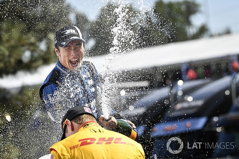 Такума Сато выиграл первую с Indy 500 гонку после завала на старте