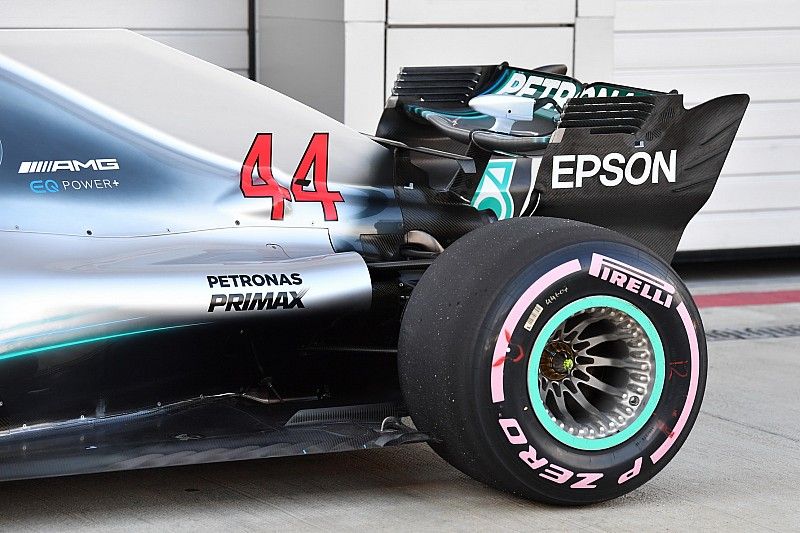 Mercedes-AMG F1 W09 rear