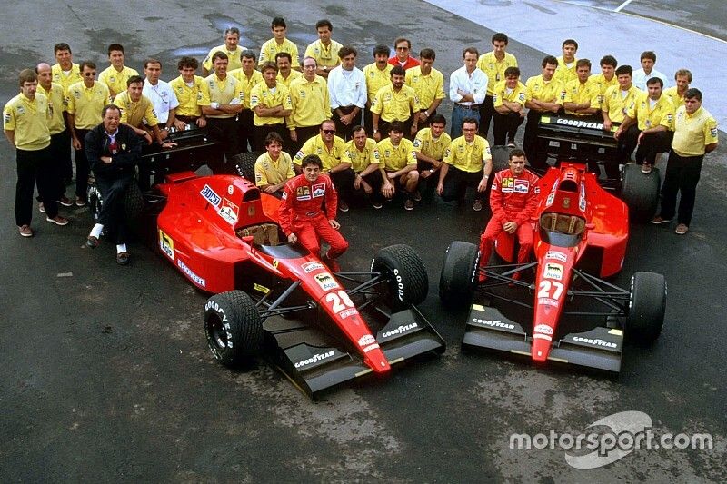 Jean Alesi and Gianni Morbidelli, Ferrari 643 and the team 