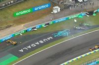 VIDEO: Choques de Piastri, Colapinto y Hulkenberg causan bandera roja en la sprint de Brasil