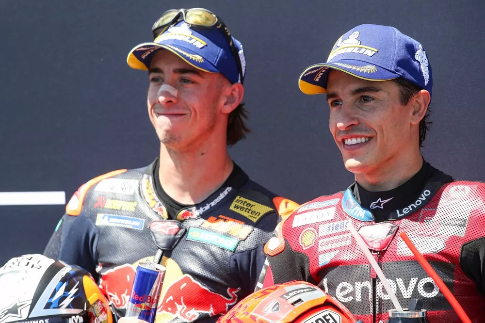 Pedro Acosta, Red Bull KTM Factory Racing, Marc Marquez, Ducati Team