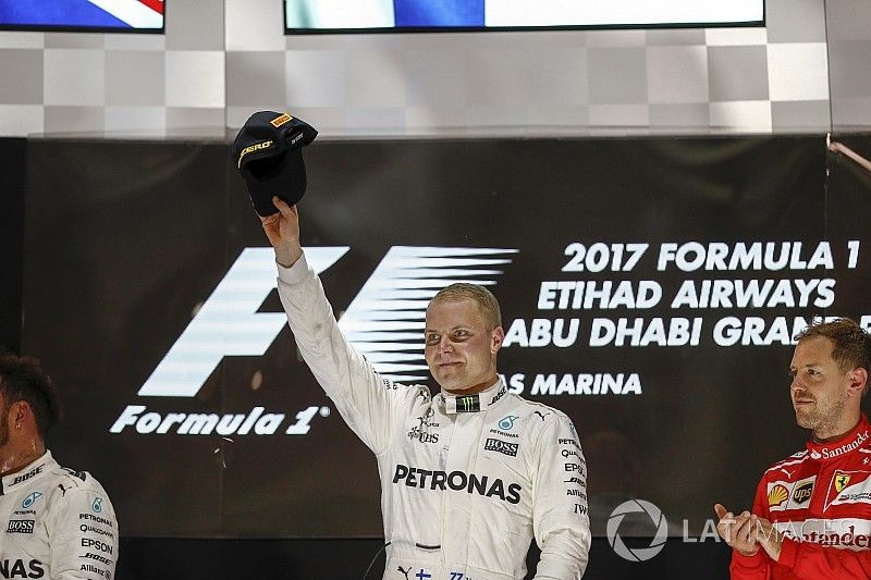 Podio: ganador de la carrera Valtteri Bottas, Mercedes AMG F