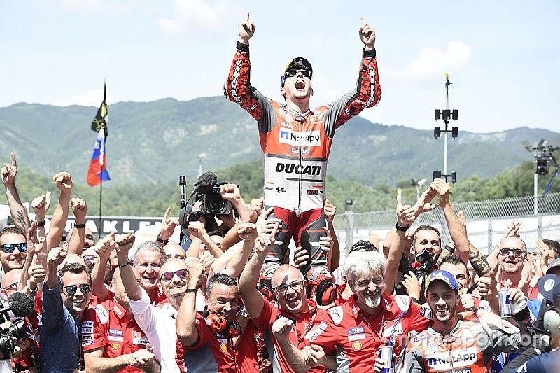 Ganador de carrera Jorge Lorenzo, Ducati Team