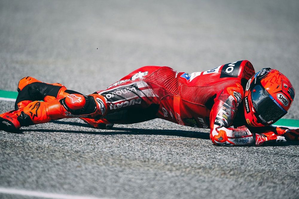 Marc Marquez, Ducati Team crash