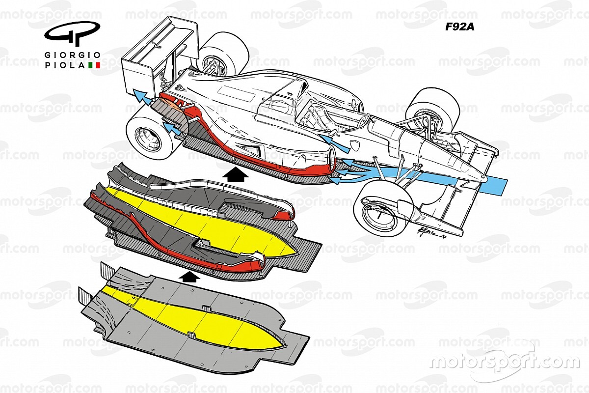 フェラーリ・F92A　アレジ　book仕様 フェラーリ F92A (No.27 / フランスGP 1992) J.アレジ (ミニカー