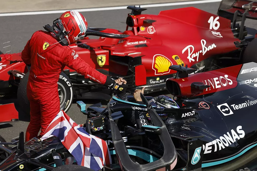Charles Leclerc, Ferrari, Lewis Hamilton, Mercedes