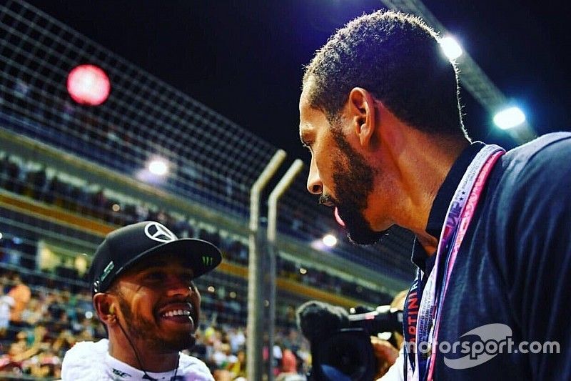 Lewis Hamilton e Rio Ferdinand