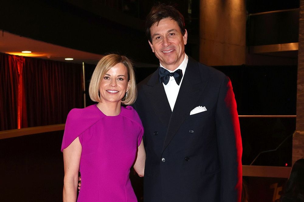 Toto Wolff, Team Principal and CEO, Mercedes-AMG F1 Team, and Susie Wolff, Managing Director, F1 Academy