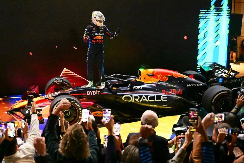 Race winner Max Verstappen, Red Bull Racing RB20 