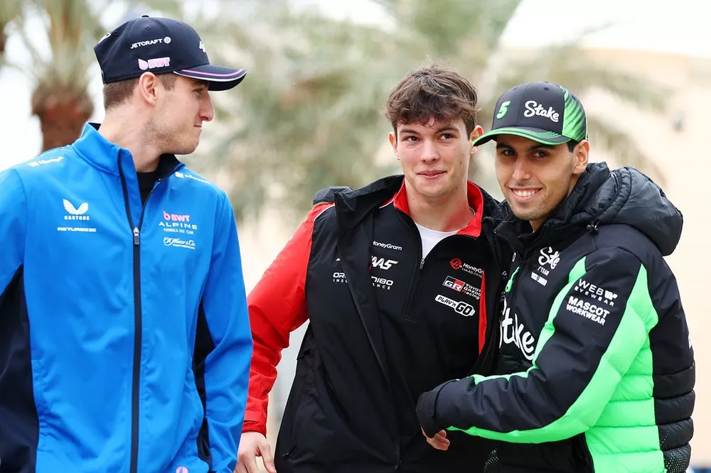 Jack Doohan, Alpine, Oliver Bearman, Haas F1 Team, Gabriel Bortoleto, Sauber