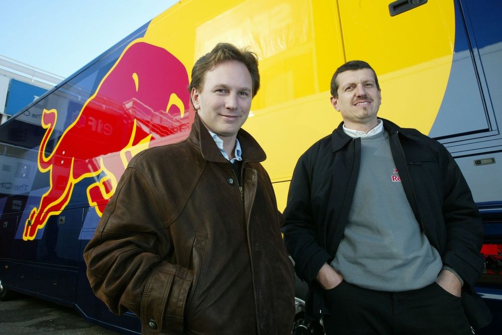 Christian Horner con Guenther Steiner