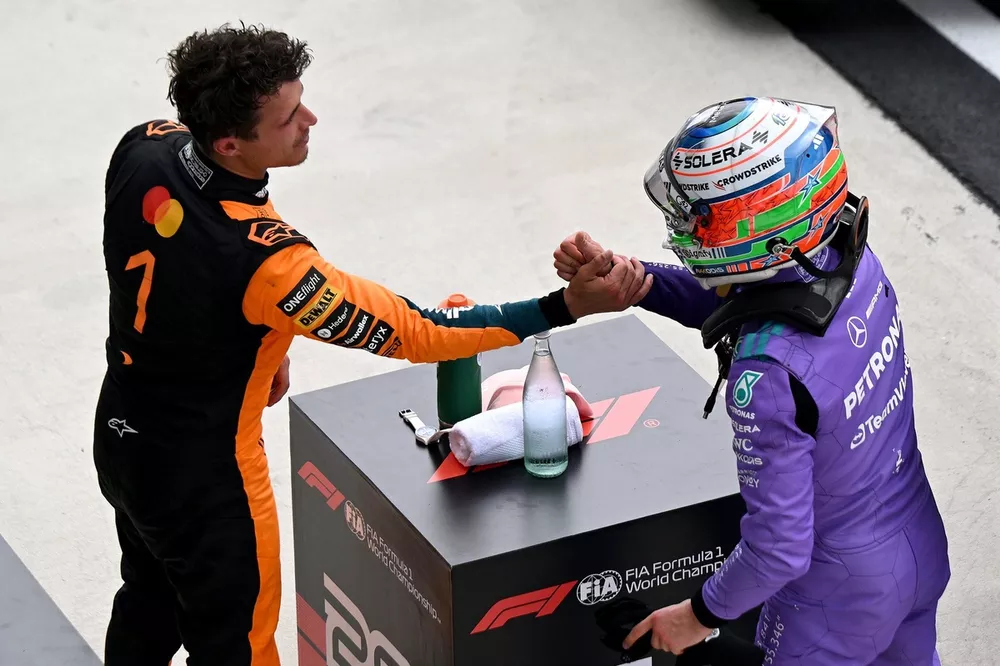 Andrea Kimi Antonelli, Mercedes, Lando Norris, McLaren