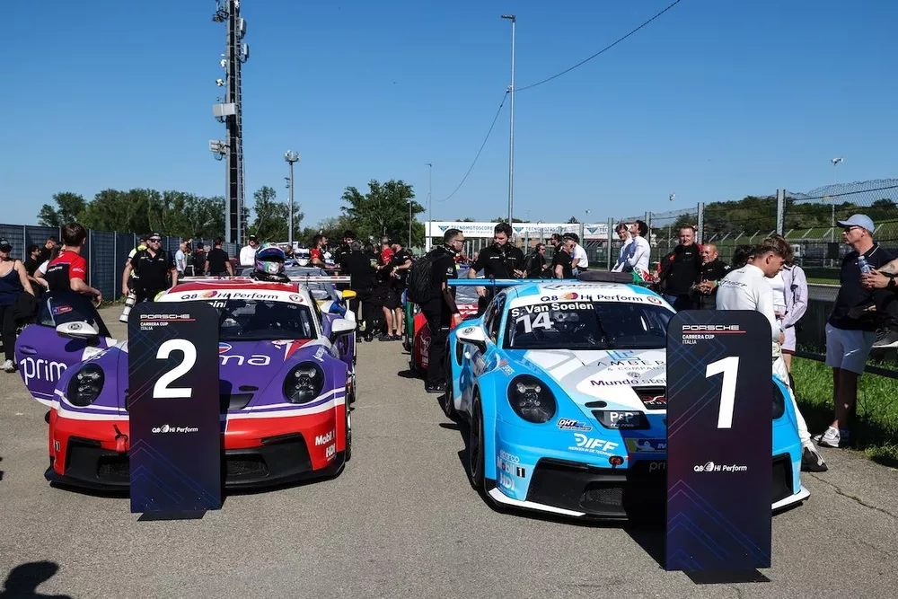 Gara 1 della Porsche Carrera Cup Italia a Imola