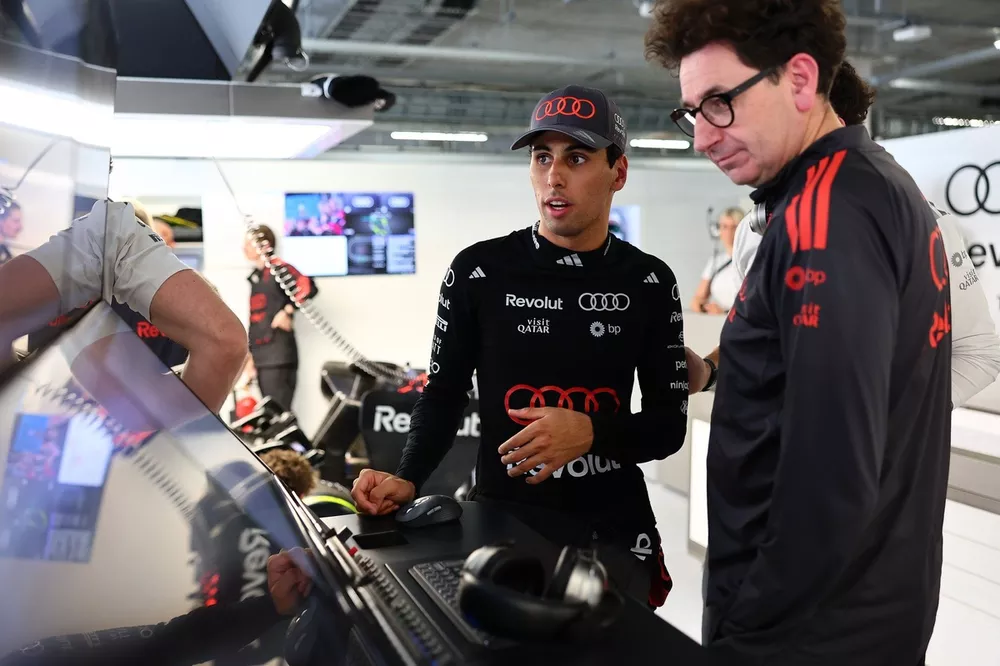 Gabriel Bortoleto, Audi F1 Team, Mattia Binotto, Audi F1 Team