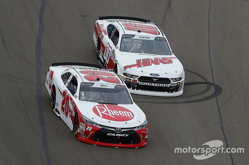 The four drivers who will battle for the Xfinity title at Homestead