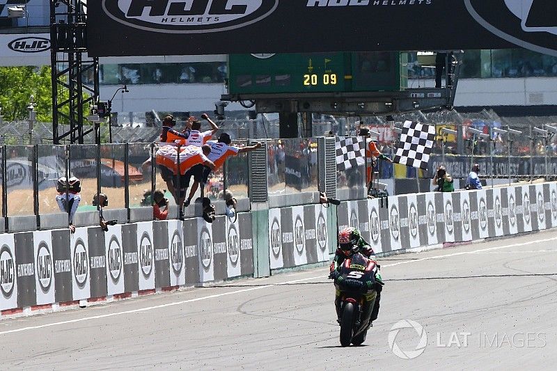 Johann Zarco, Monster Yamaha Tech 3, se lleva el segundo lugar