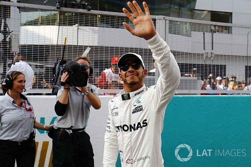 Polesitter Lewis Hamilton, Mercedes AMG F1