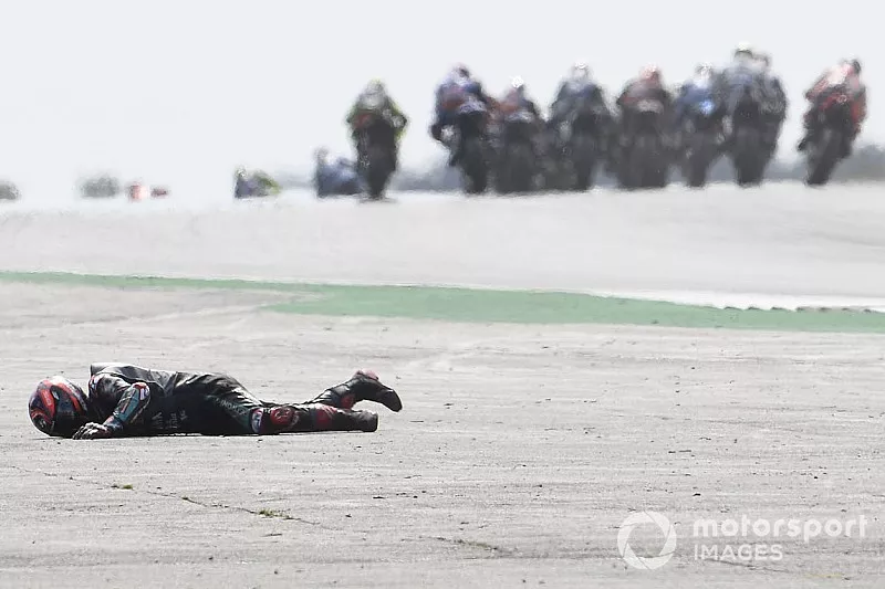Accidente de Fabio Quartararo, Petronas Yamaha SRT 