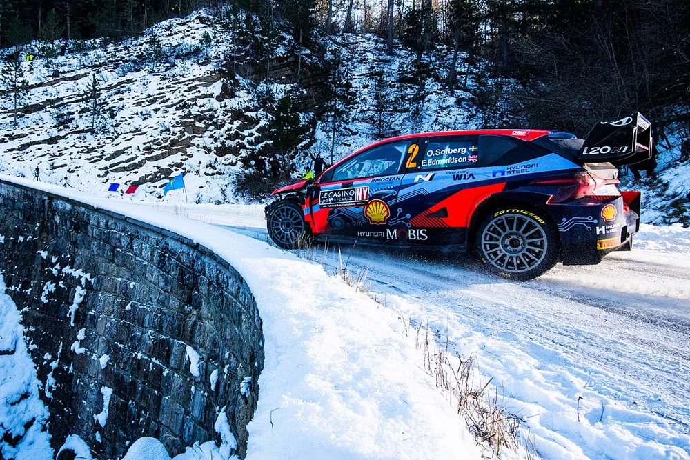 Oliver Solberg, Elliott Edmondson, Hyundai World Rally Team Hyundai i20 N Rally1