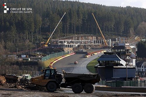 Fotos: as&iacute; van los avances en Spa-Francorchamps en 2022