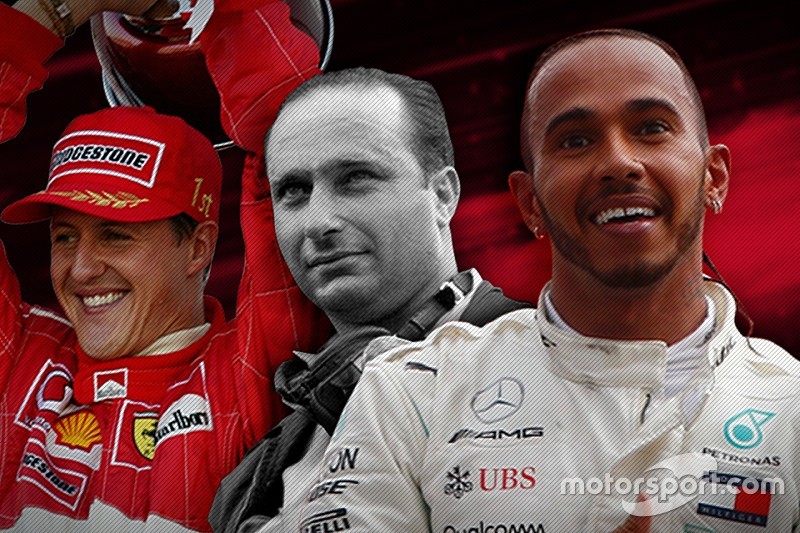 De Club van Vijf: Fangio, Schumacher en Hamilton