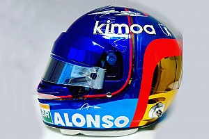 Alonso reveals new helmet design for final F1 race