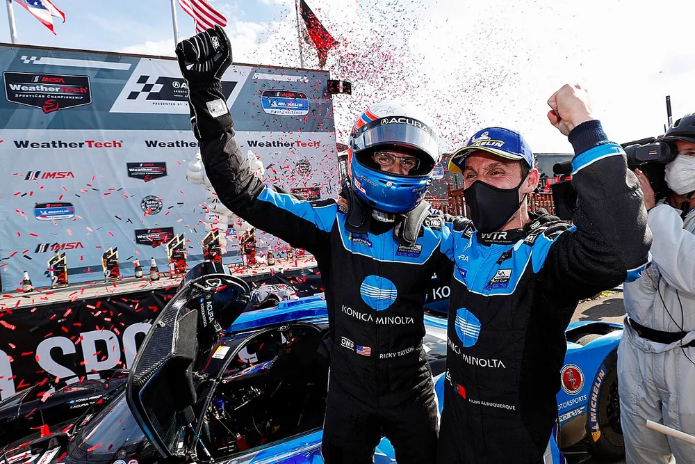 Race winner #10: Konica Minolta Acura ARX-05 Acura DPi, DPi: Ricky Taylor, Filipe Albuquerque
