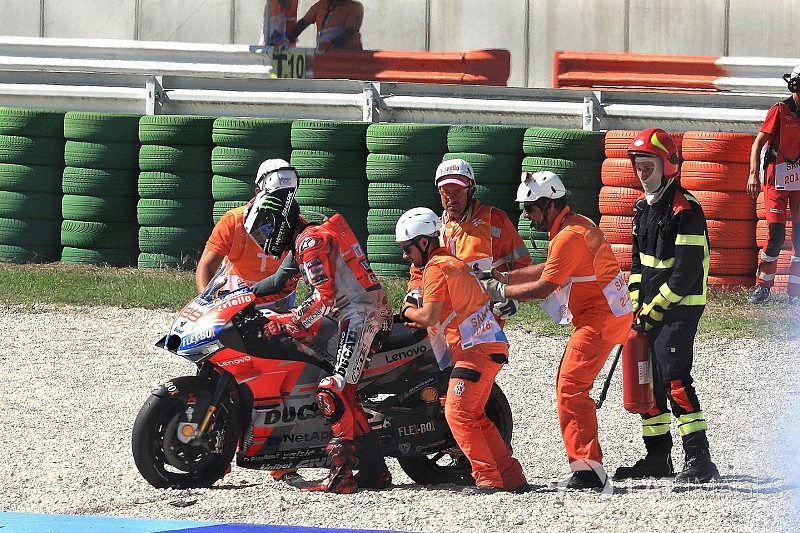 Lorenzo: “Márquez no me dejó tirar porque sabía que podía ganar”