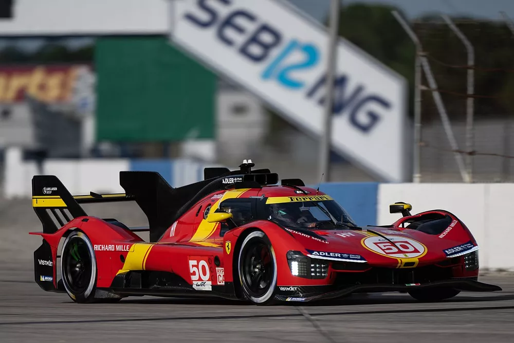 La Ferrari 499P LMH en essais &agrave; Sebring