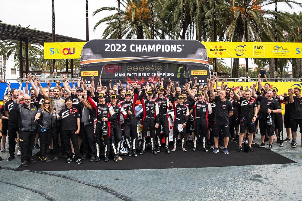 Sebastien Ogier, Benjamin Veillas, Toyota Gazoo Racing WRT Toyota GR Yaris Rally1 with the team