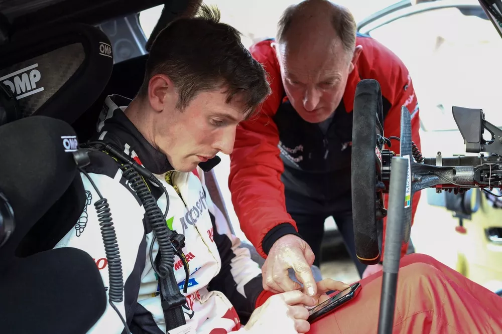 Gwyndaf Evans and Elfyn Evans, Toyota Yaris WRC