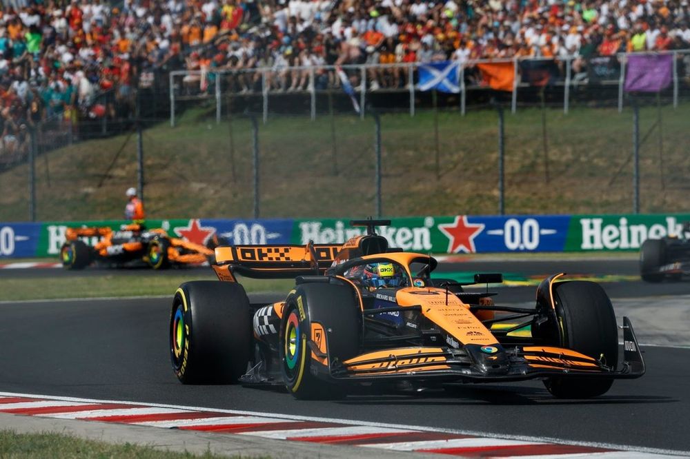 F1 Hungarian GP results Piastri leads McLaren 12