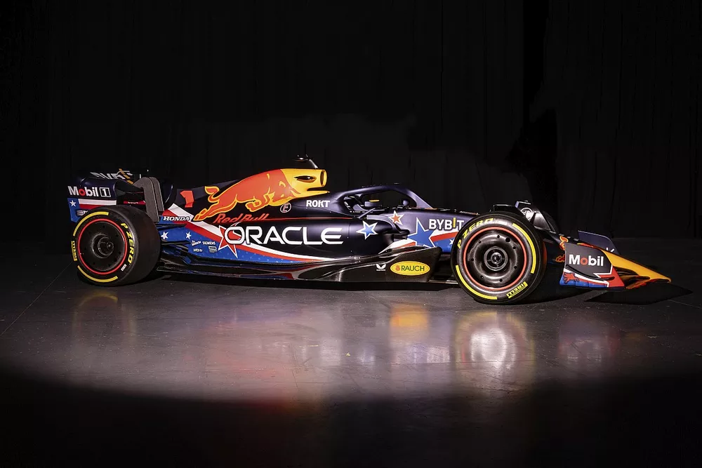 Red Bull Racing RB19, US GP livery