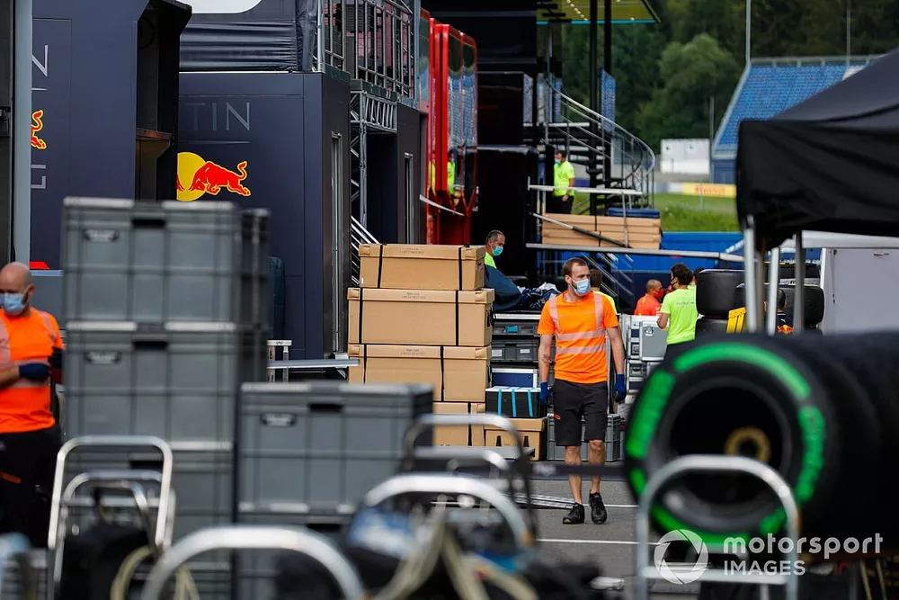 Equipment ready to be packed