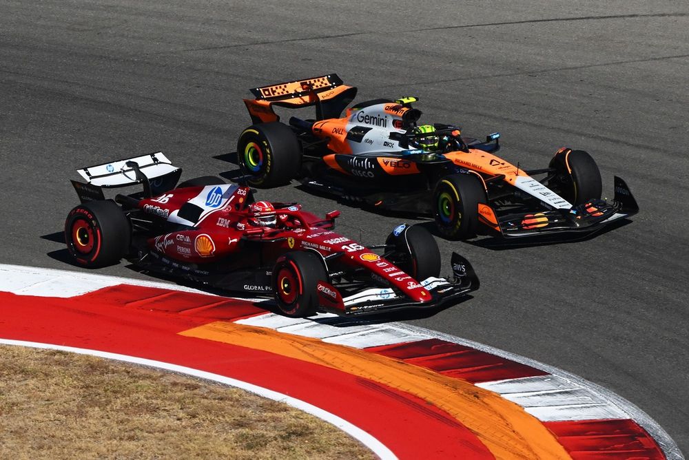 Charles Leclerc, Ferrari, Lando Norris, McLaren