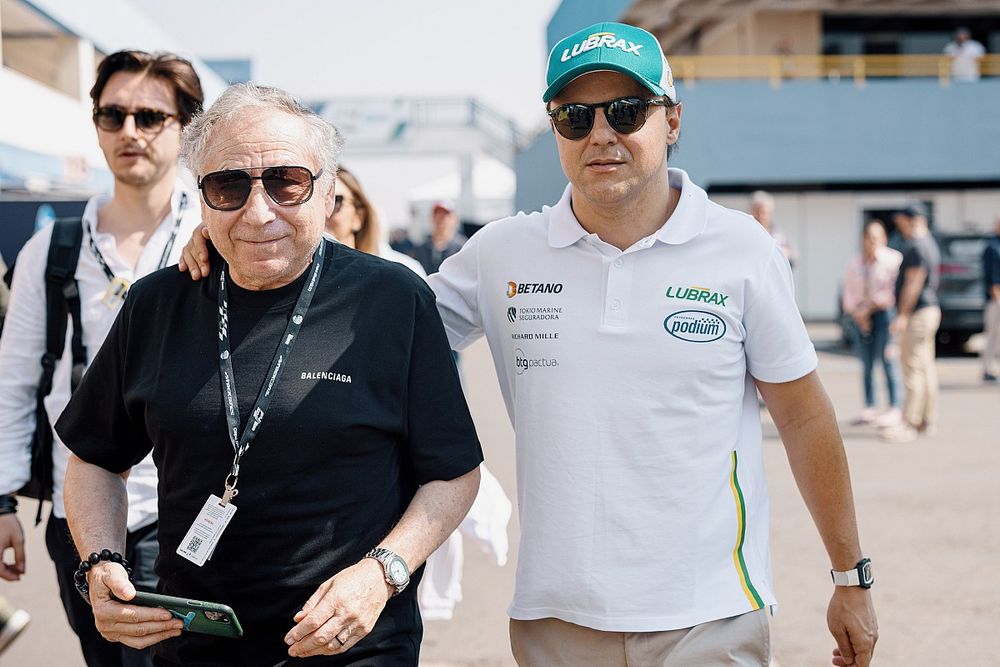 Jean Todt comparece a Goiânia, como convidado de Felipe Massa, para assistir a Stock Car