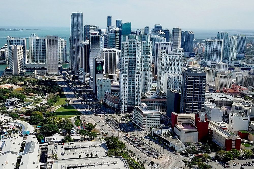 Le centre de Miami