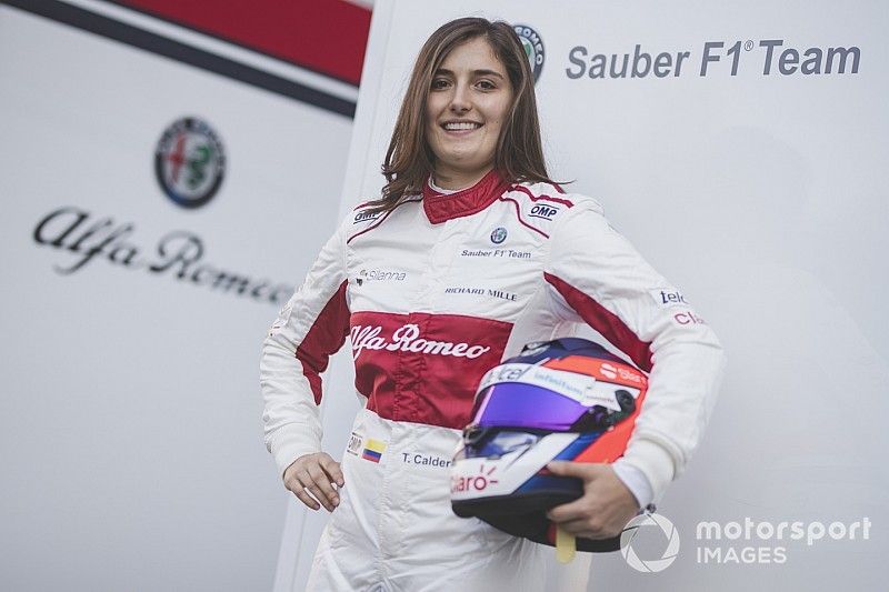 Tatiana Calderón, Sauber piloto de prueba