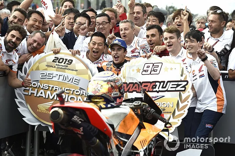 Le vainqueur Marc Marquez, Repsol Honda Team