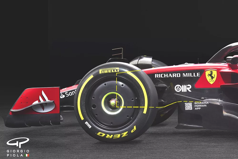Ferrari SF-23, dettaglio tecnico