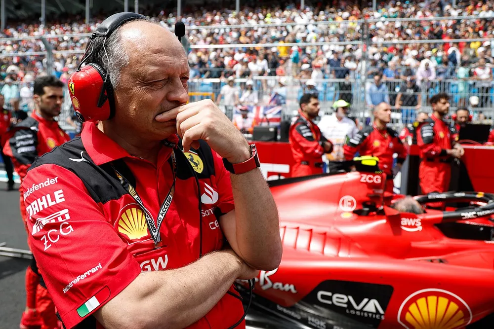 Frederic Vasseur, Team Principal e Direttore Generale, Scuderia Ferrari