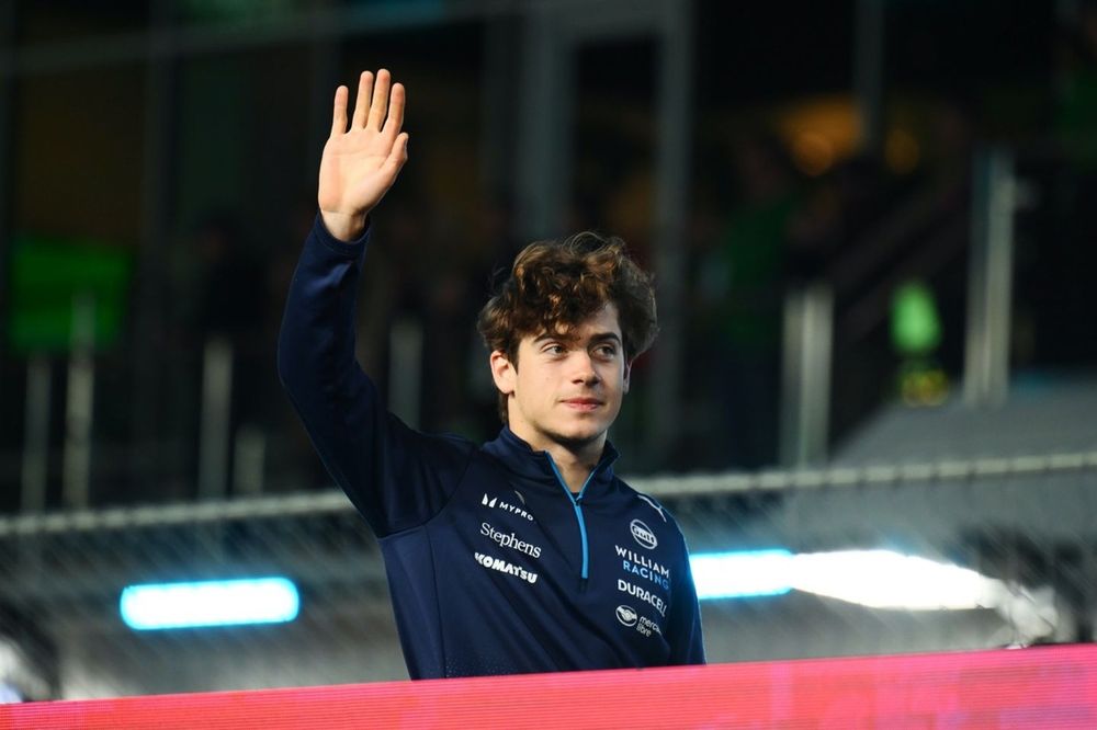 Franco Colapinto, Williams Racing, durante el Drivers Parade