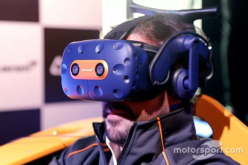 McLaren Formula 1 team and HTC, special edition virtual-reality headset and racing game launch