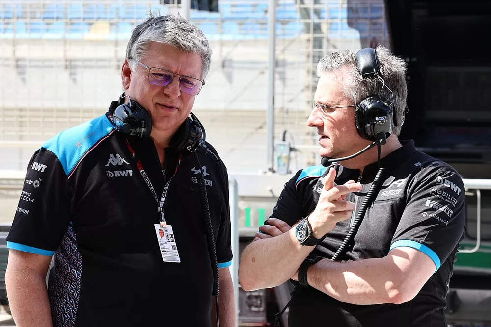 Otmar Szafnauer, Director del equipo Alpine F1, Pat Fry, Director T&eacute;cnico del equipo Alpine F1