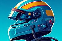 Fotos: los cascos de los pilotos de F1 generados por la IA