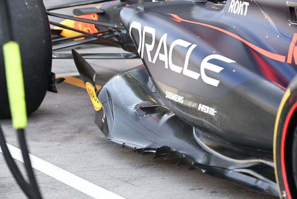 Red Bull Racing RB20 side detail