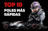 Top 10: pole position m&aacute;s r&aacute;pidas en la historia de la F1
