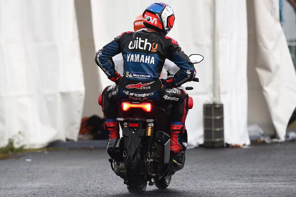 Andrea Dovizioso, RNF MotoGP Racing après son abandon