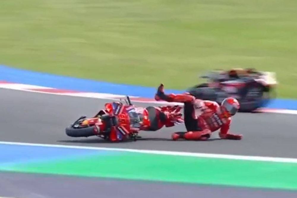 Caída Marquez Misano