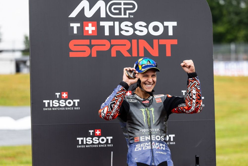 Podio: tercer puesto Fabio Quartararo, Yamaha Factory Racing